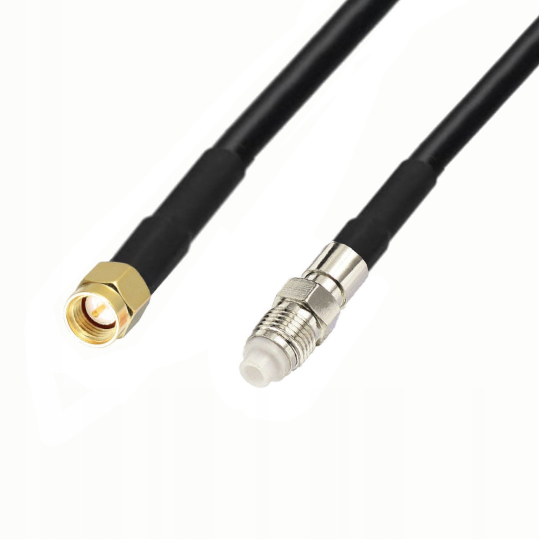 Kabel antenowy Fme gniazdo Sma wtyk H155 1m