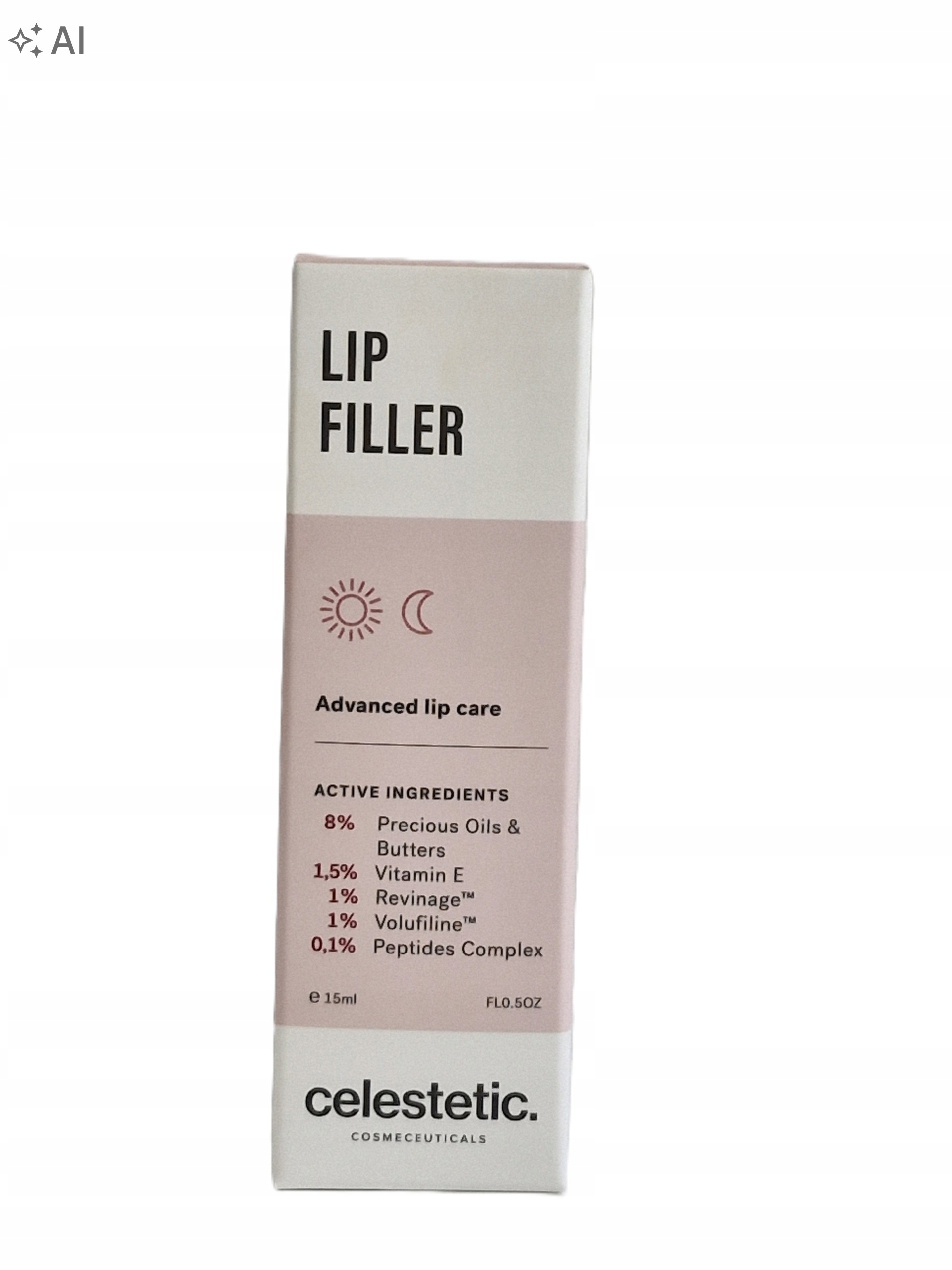 Celestetic Lip Filler Oční a regenerační balzám na rty 15 ml