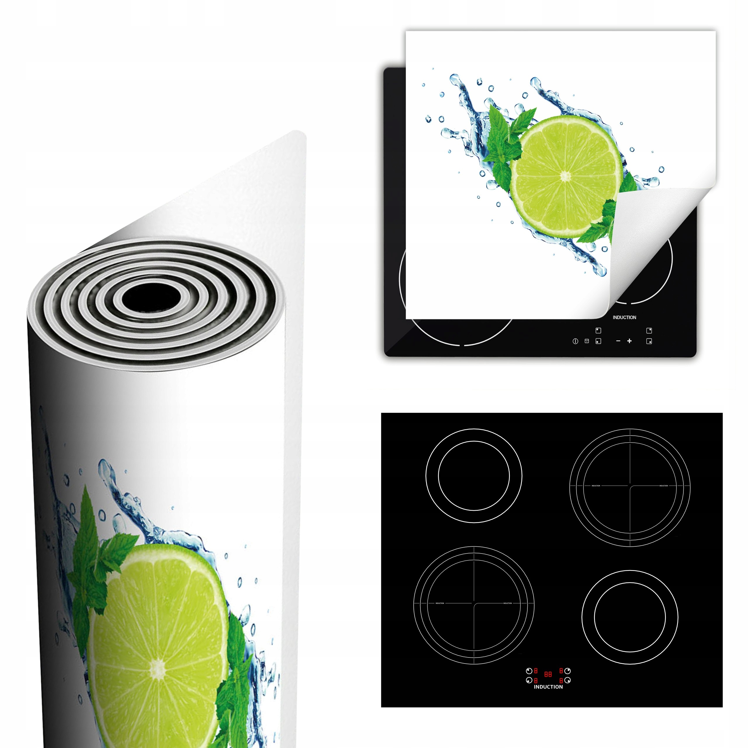 Ochranná Podložka Na Sporák Má Více Místa 60x52 bílá limetka