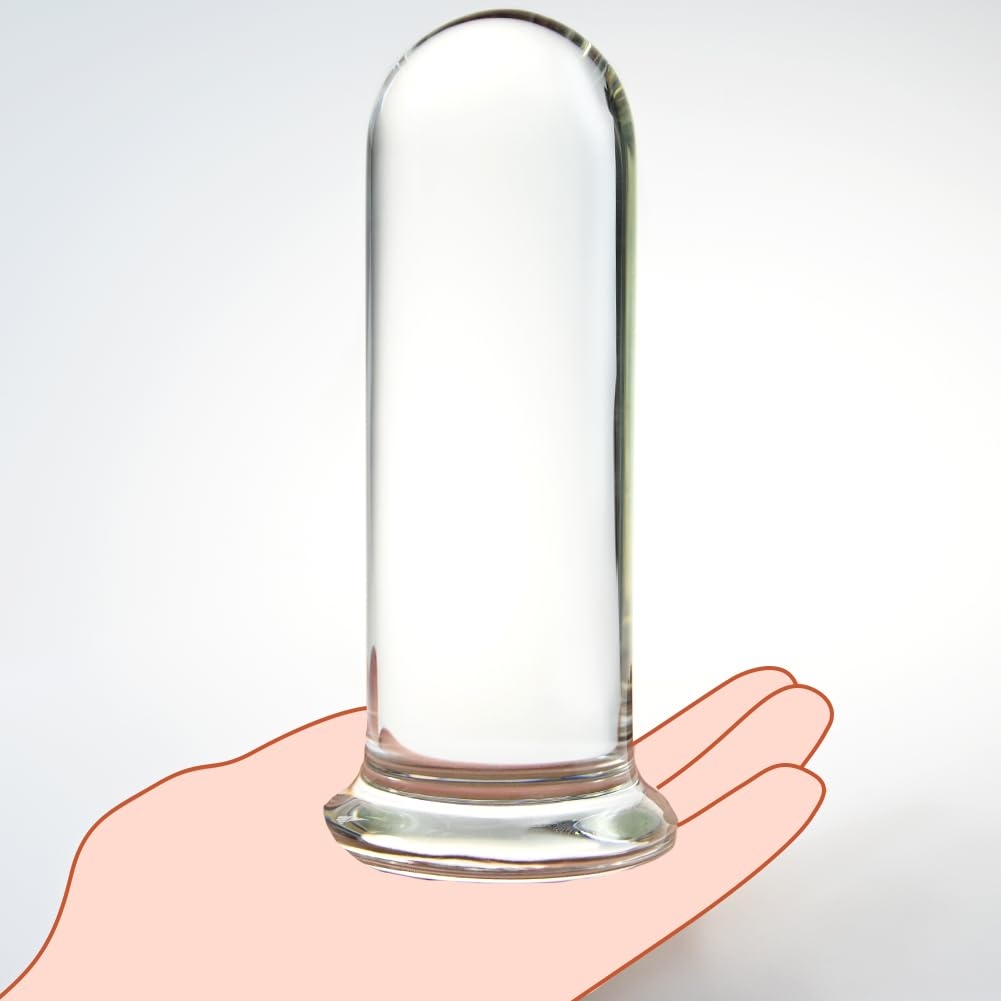 ROLUCK Szklany Dildo Korek Analny Stymulator Punktu G Dla Kobiet i Mężczyzn — miniatura 4