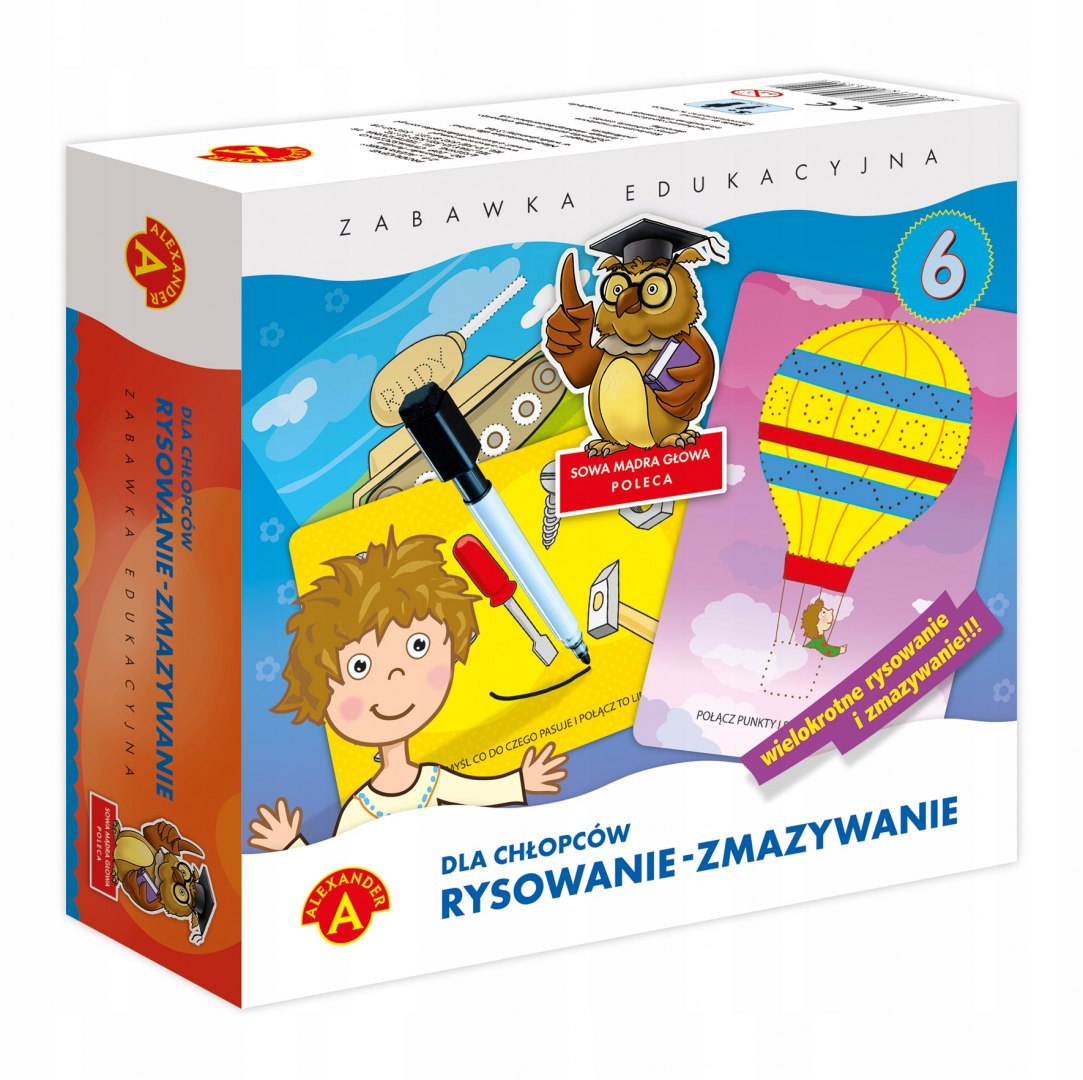 

Rysowanie Zmazywanie dla Chłopców Alexander 4+