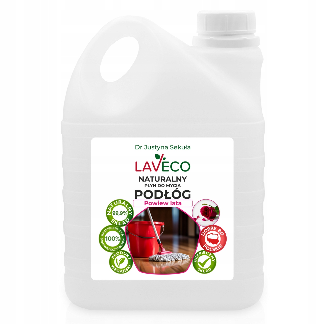 Levně Laveco Přírodní prostředek na mytí podlah – závan léta – 2 l