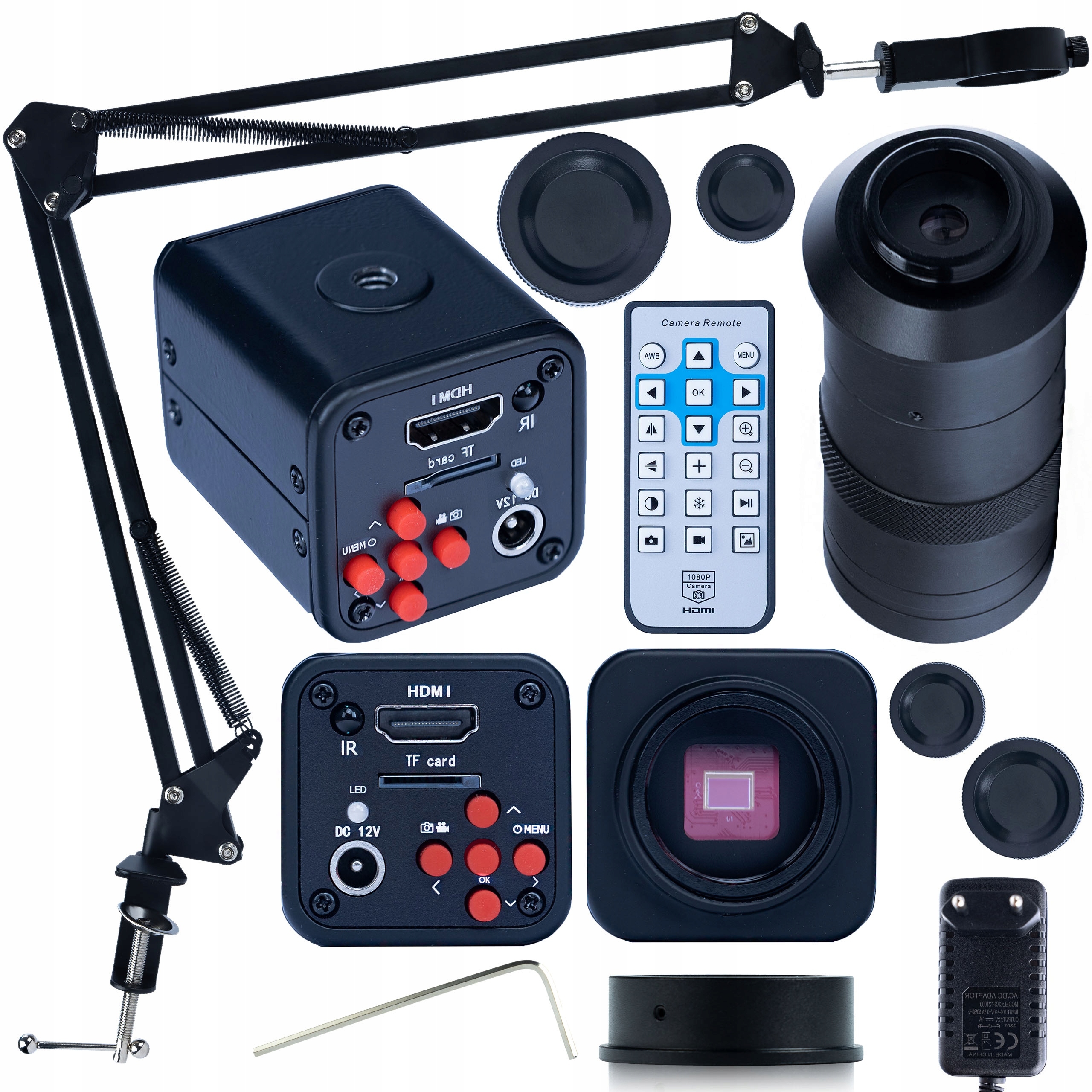 Mikroskopická Kamera Norma Black Pro S Ramenem A Objektivem 3V1 Hdmi