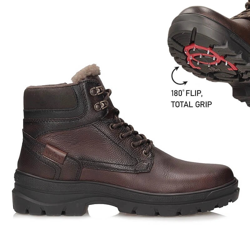 Rieker kotníkové boty F5400-25 Grip-off Grip-on kůže hnědá vel. 41