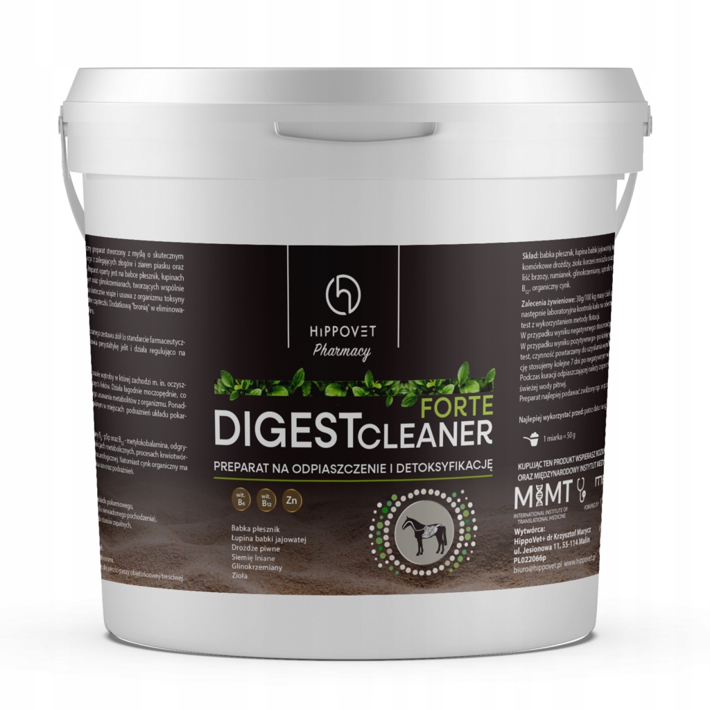 Hippovet Pharmacy Digest Cleaner Forte odpiaszczanie i detoksyfikacja 8kg