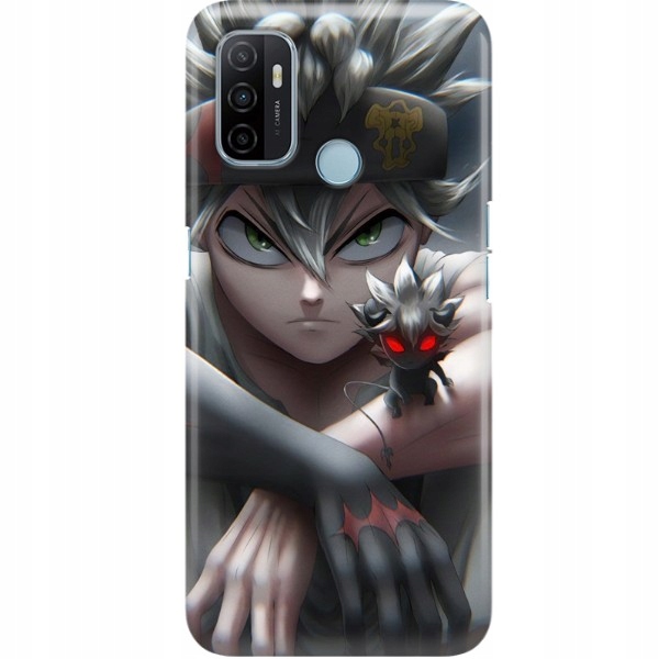 Puzdro Pre Oppo A53 Black Clover Temné anime Vzory