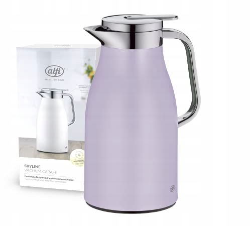 Alfi Skyline 1L Levandulová termoska z oceli, ergonomická rukojeť