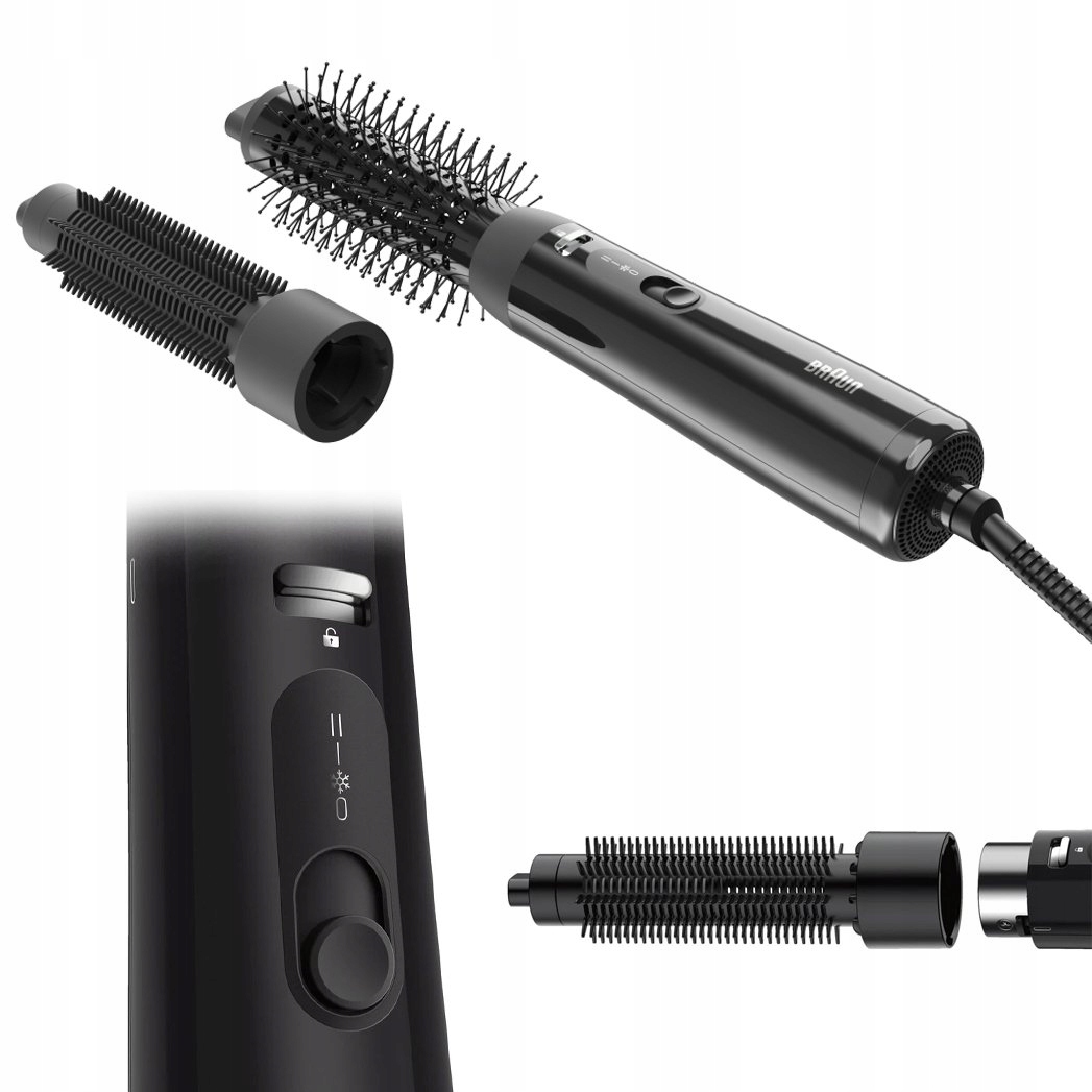 Lokówko-suszarka Braun BRAS150E 300W 25MM Szczotka Do Krótkich Włosów