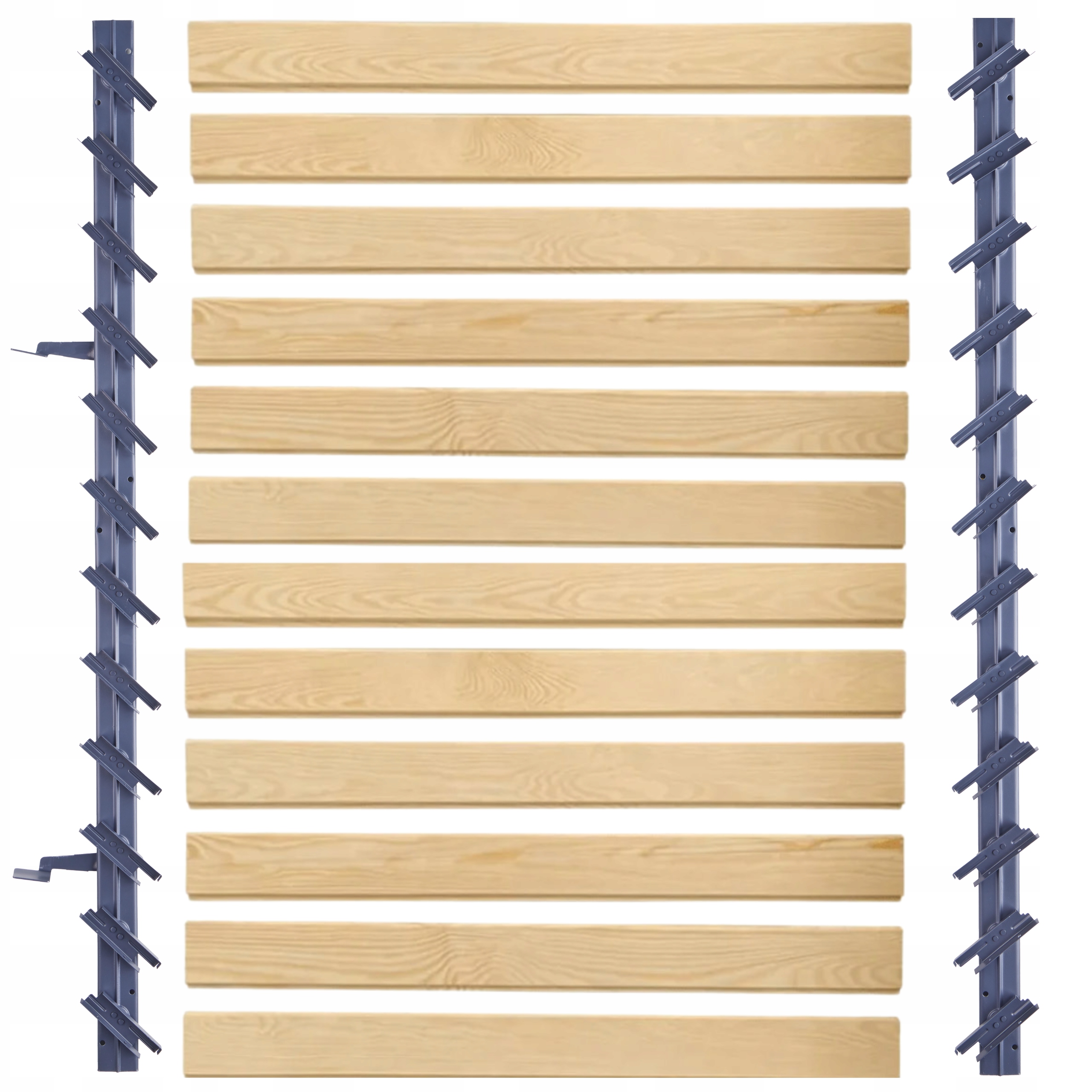 Terasové Žalúzie 12 X Pohyblivé Borovicové Dosky 120 CM Shutters Antracit 107 CM