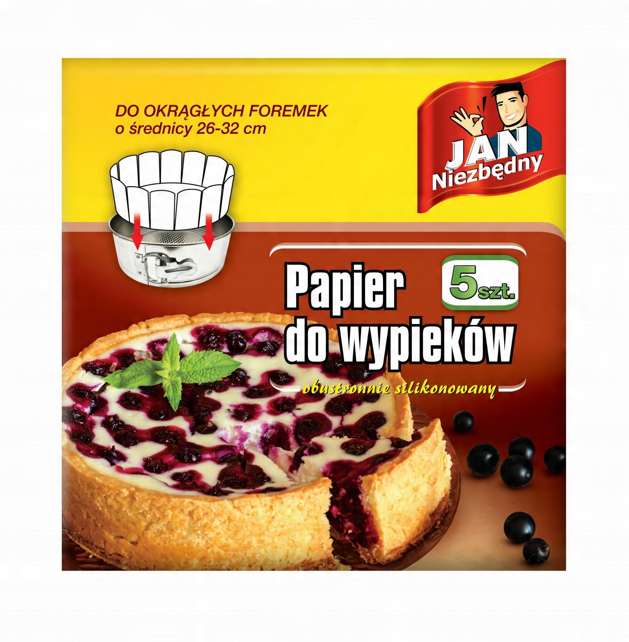 

Jn Papier do wypieków okrągły 5szt0