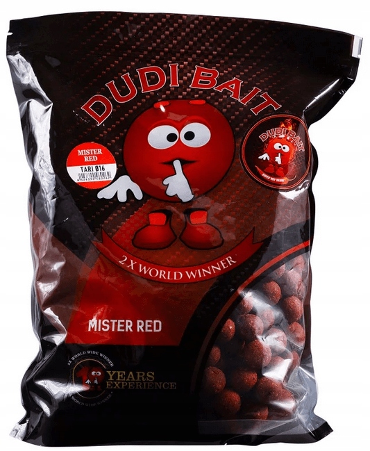 Kulki Wolno Pracujące Dudi Bait Mister Red Hot 16mm 1kg