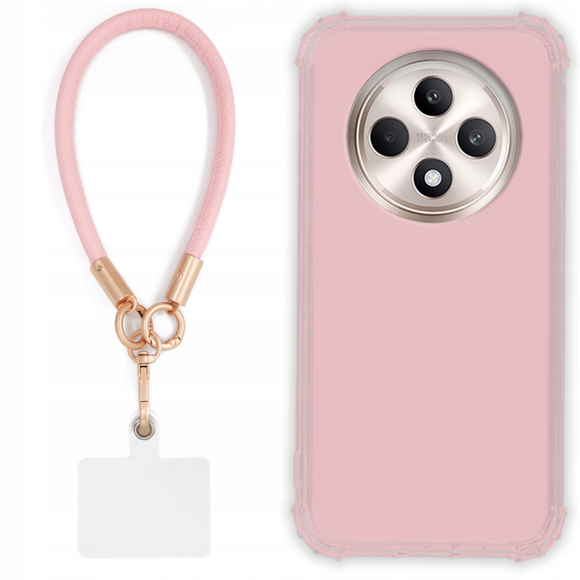 Pouzdro Pro Oppo Reno 12F Case Antishock Pinky Růžové vodítko Sada Odolné