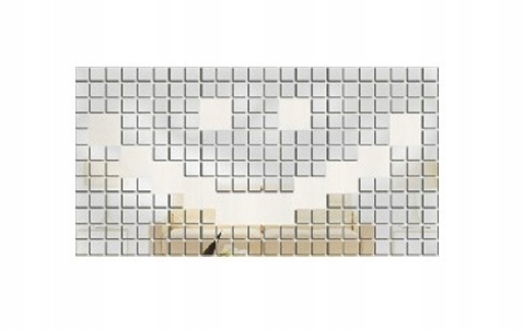

Naklejki Lustrzane Na Ścianę 5x5cm 40szt Kwadraty
