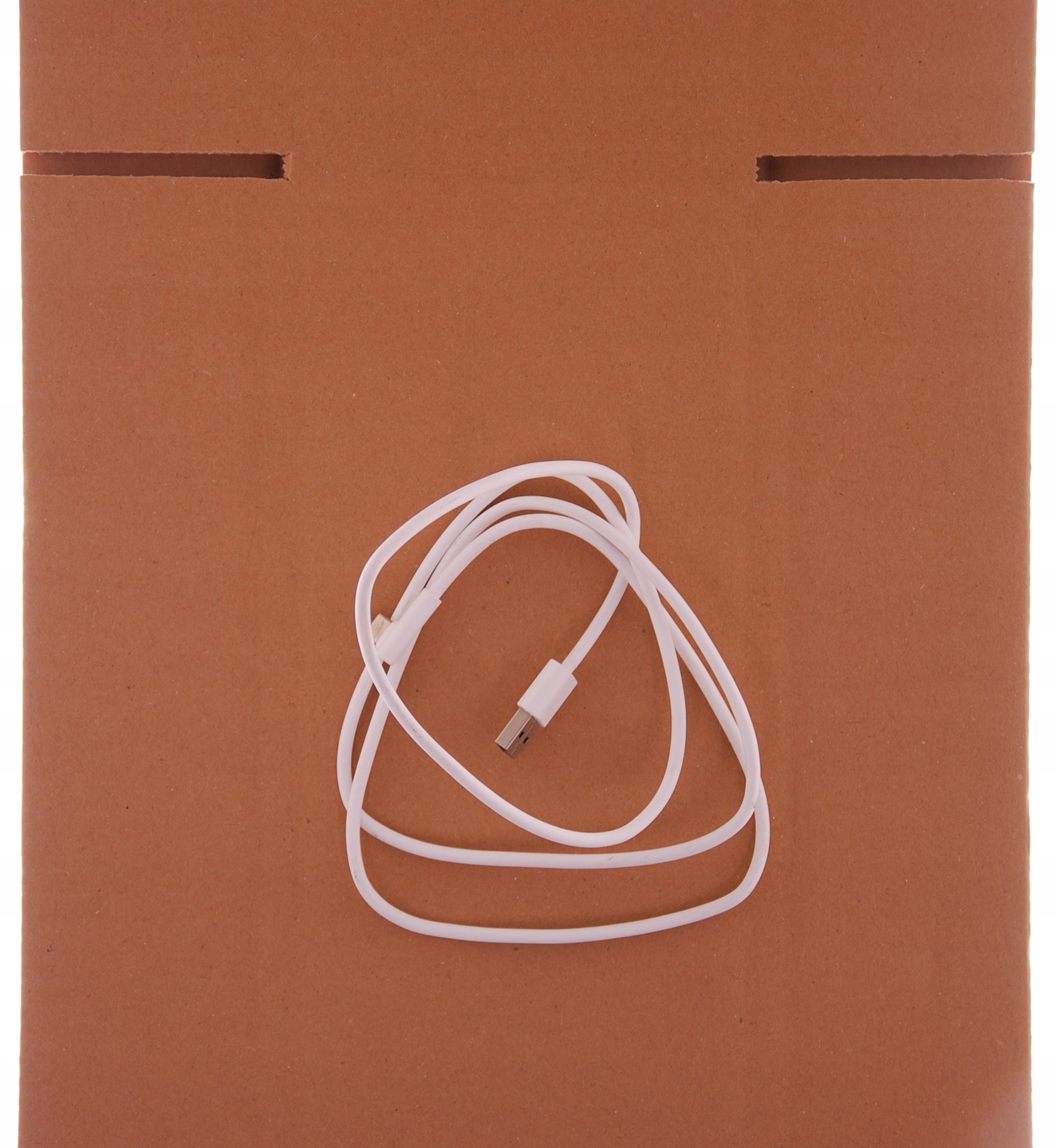 Kabel USB A - USB typ C wtyk kątowy kolor BIAŁY