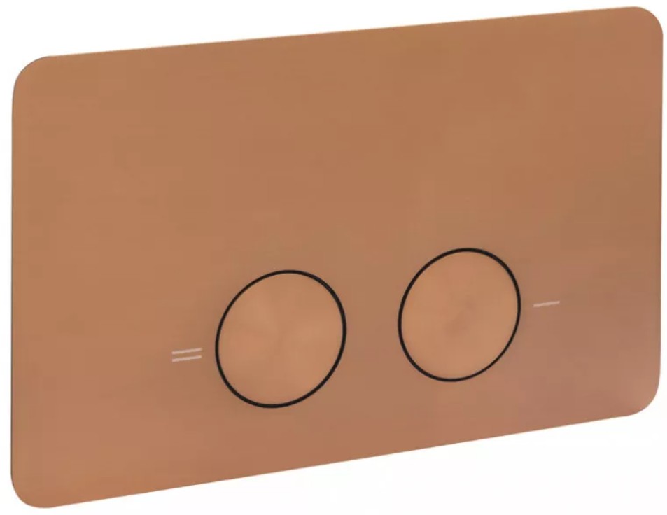 Werit/Jomo MetalLine Wc tlačítko Nerezová ocel 2 mm Růžové zlato