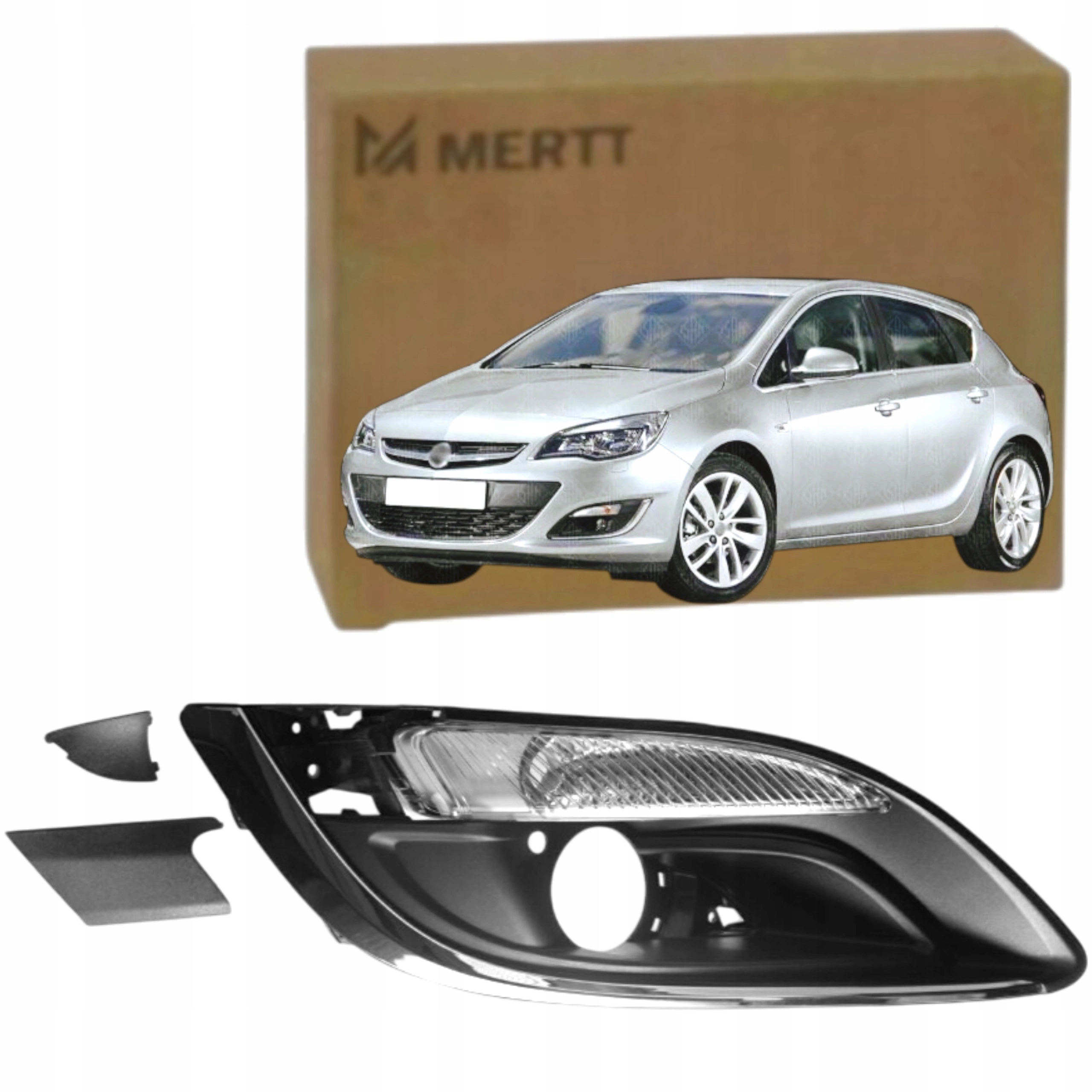 Opel Astra J 12-18 Atrapa přední Kratka halogenová Pravá Směrovka Migcz