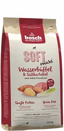 Levně Bosch Soft Maxi Vodní buvol Batáty suché krmivo pro psy 12,5 kg