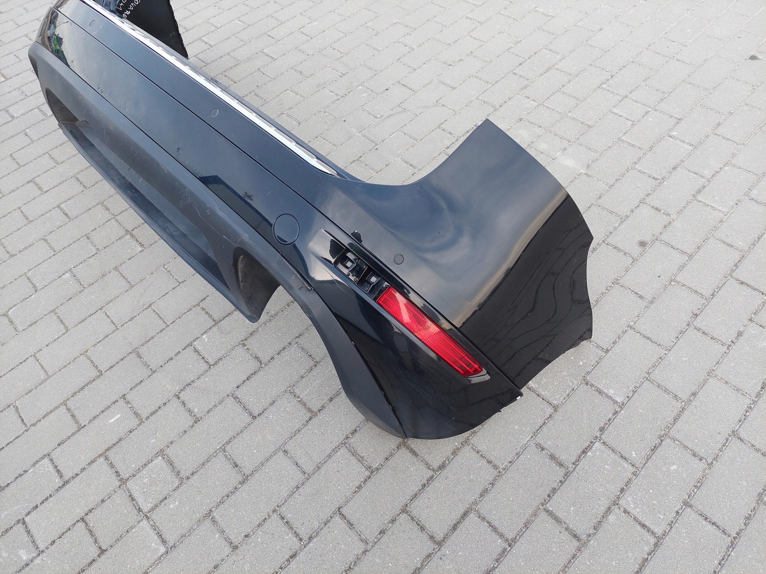 bumper rear part rear complete PDC VW TOUAREG II 2 7P 041