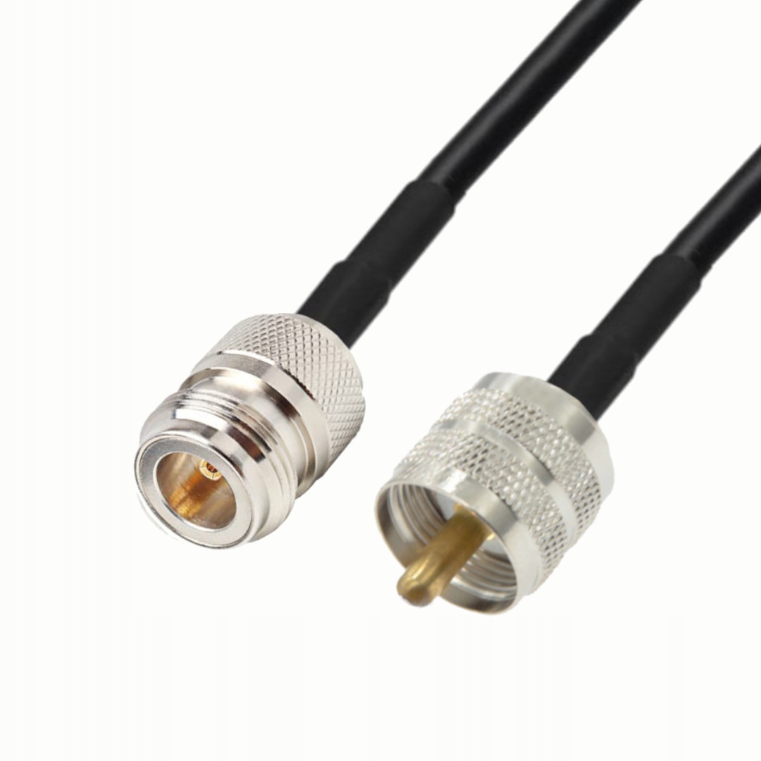 Kabel antenowy N gniazdo Uhf wtyk H155 1m