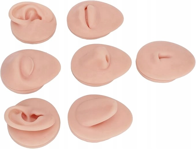 Pro Piercing Propichování Ucha Pupku Úst Nos Jazyk Oka Silikon Kůže Stojan