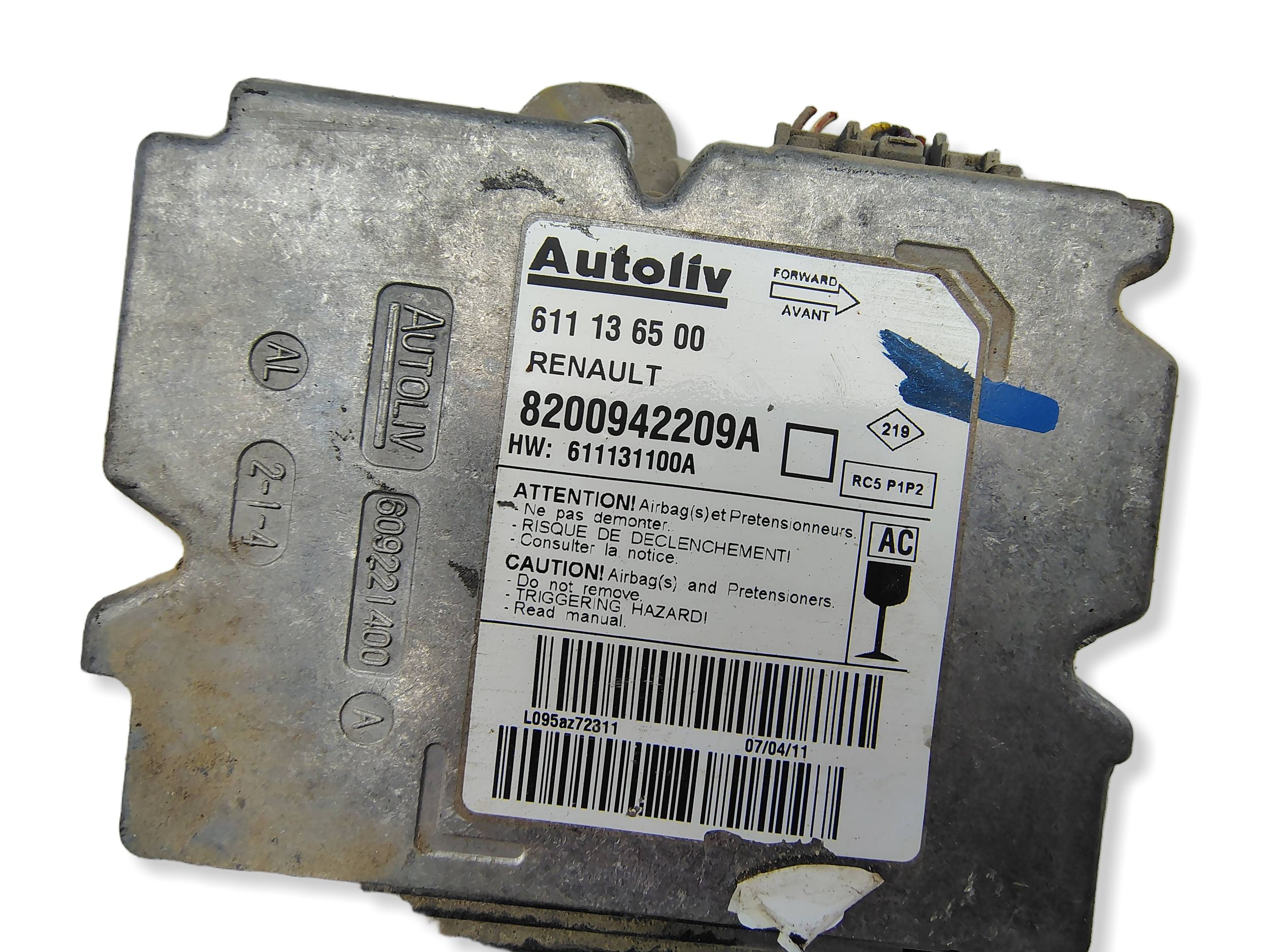 Блок airbag renault oe 8200942209A