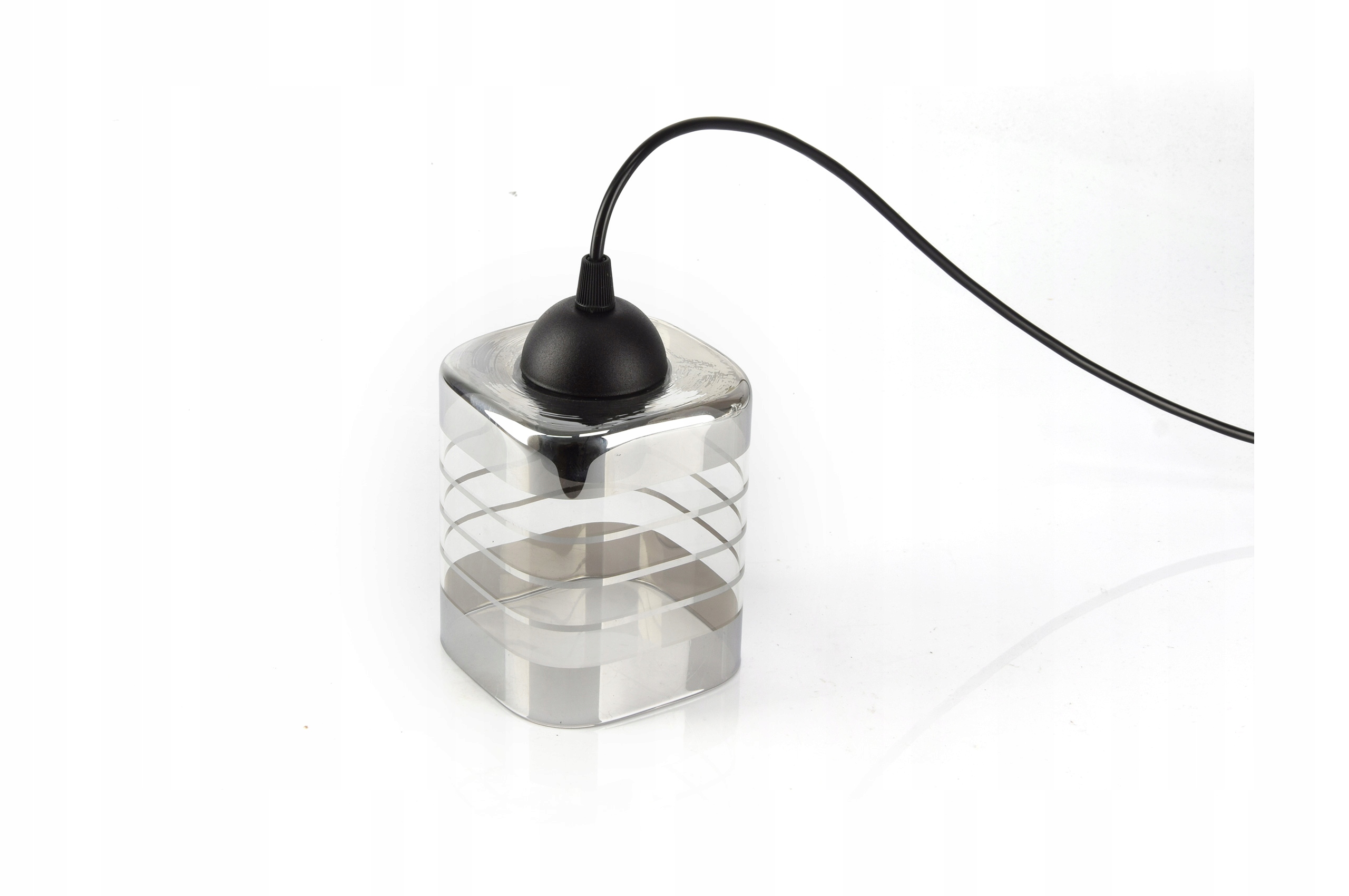 SZKLANA LAMPA WISZĄCA SUFITOWA ŻYRANDOL PLAFON LED Długość/wysokość 75 cm