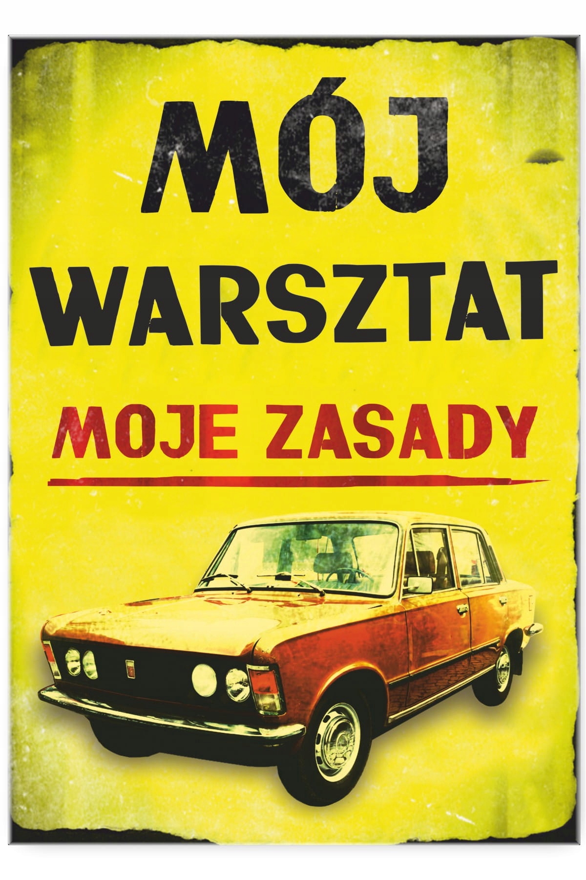 

Dekoracja Ścienna Plakat Metal Blacha Auto Klasyk