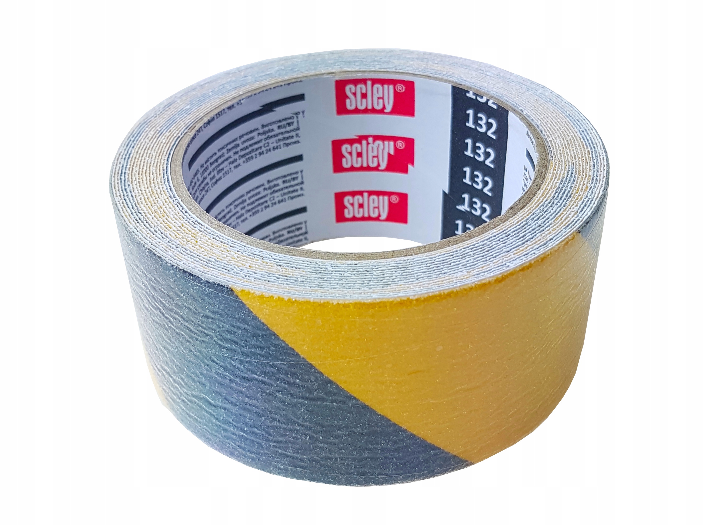 TAŚMA ANTY POŚLIZGOWA WODOODPORNA ŻÓŁTO-CZARNA 48