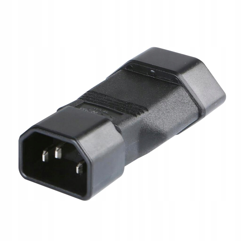IEC320 c14 Adapter Y Spliter Konwersja Wtyczka do PC