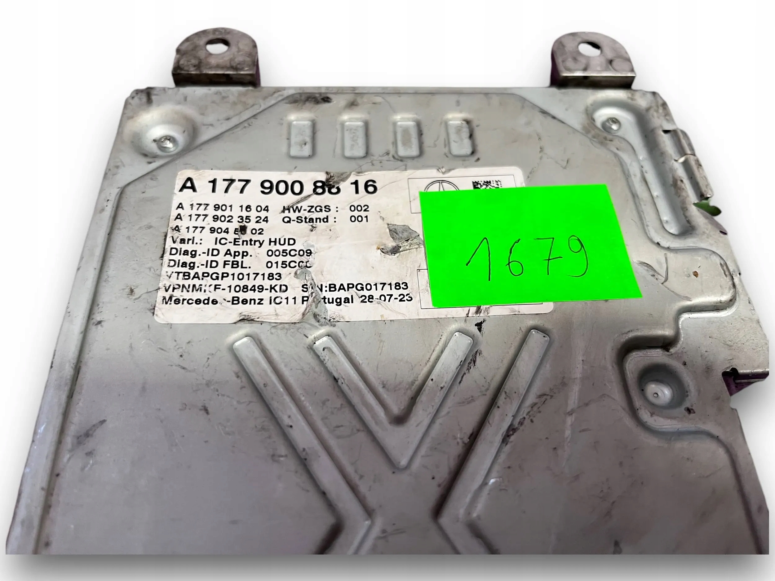 MERCEDES W177 Module Instruments tachymètre compte tours 1779008816 @M