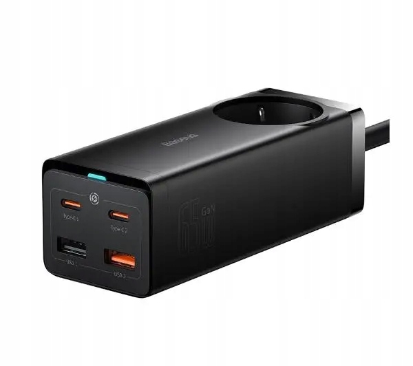 Ładowarka sieciowa uniwersalna Baseus PSZM000901 65W 2xUSB 2xUSB-C Ac