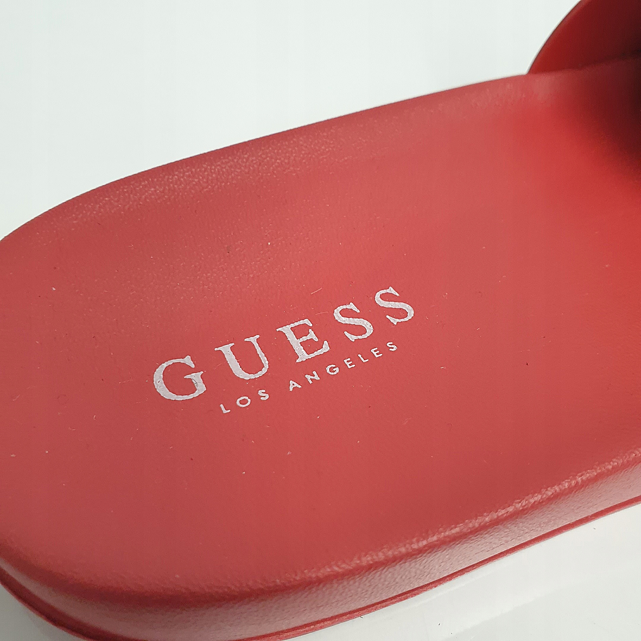 Klapki damskie Guess 39 basenowe wakacje siłownia Rozmiar 39