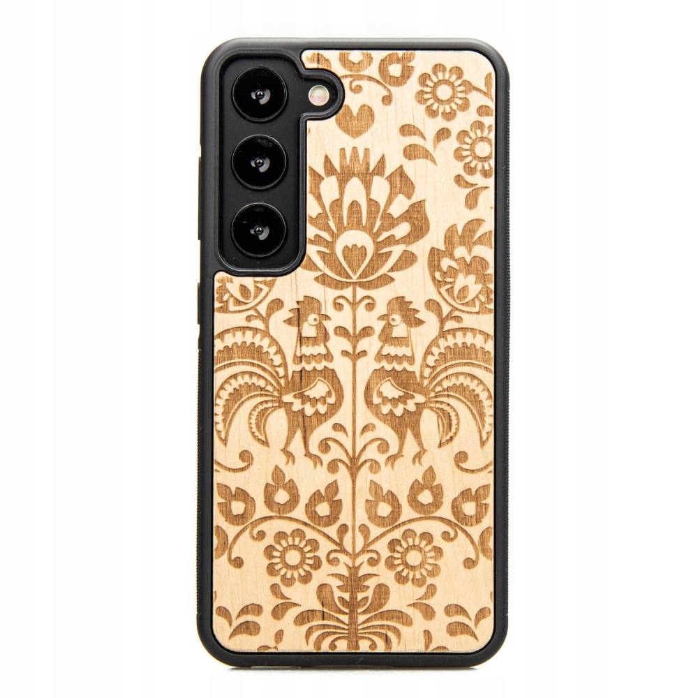 Dřevěné Pouzdro Bewood pro Samsung Galaxy S23 Polský Folk Aniegre