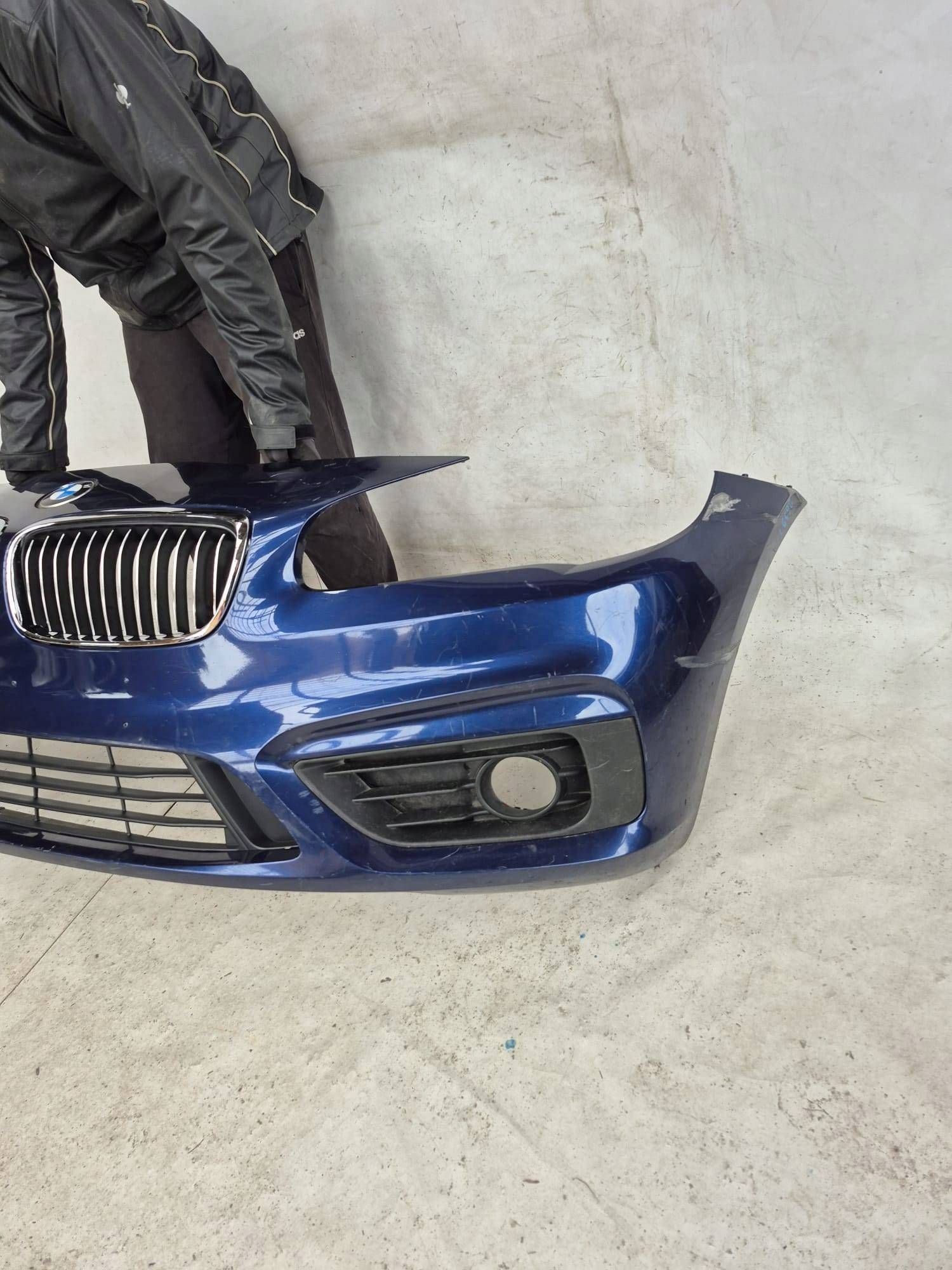 BMW 2 F45 F46 14- bumper front front kidney grille grid without DZIUR