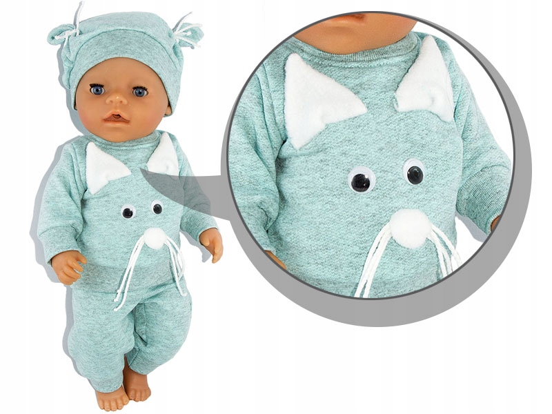 Miętowy Dres |Ubranko dla Baby Born 43cm EAN (GTIN) 7416156483278