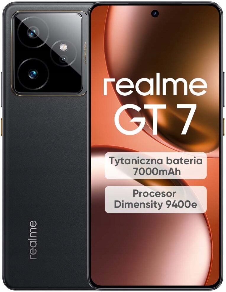 Smartfón realme Gt 7 12/512GB 5G Oled Nfc Dual Sim čierny IceSense Black