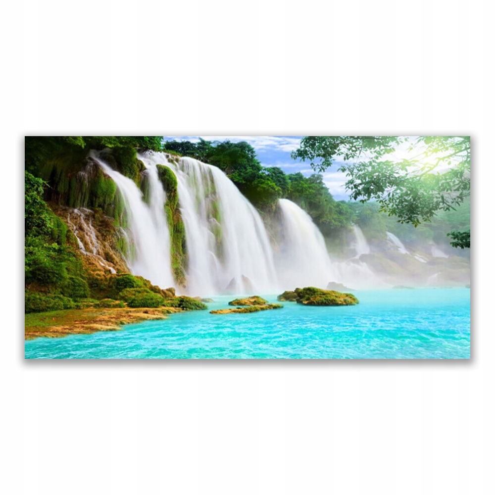 

Obraz akryl ścienny 120x60 Wodospad Jezioro Natura