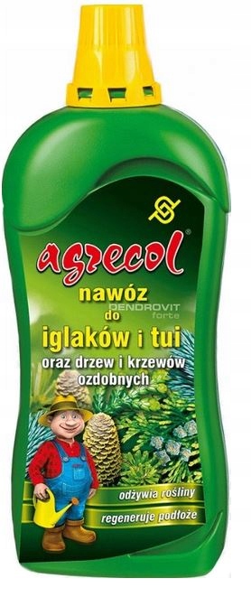 

Agrecol Dendrovit 0,75L Nawóz Tui Cyprysów Iglaków
