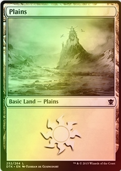 Plains Basic Land, Foil (dtk v.3 no.252) Nm
