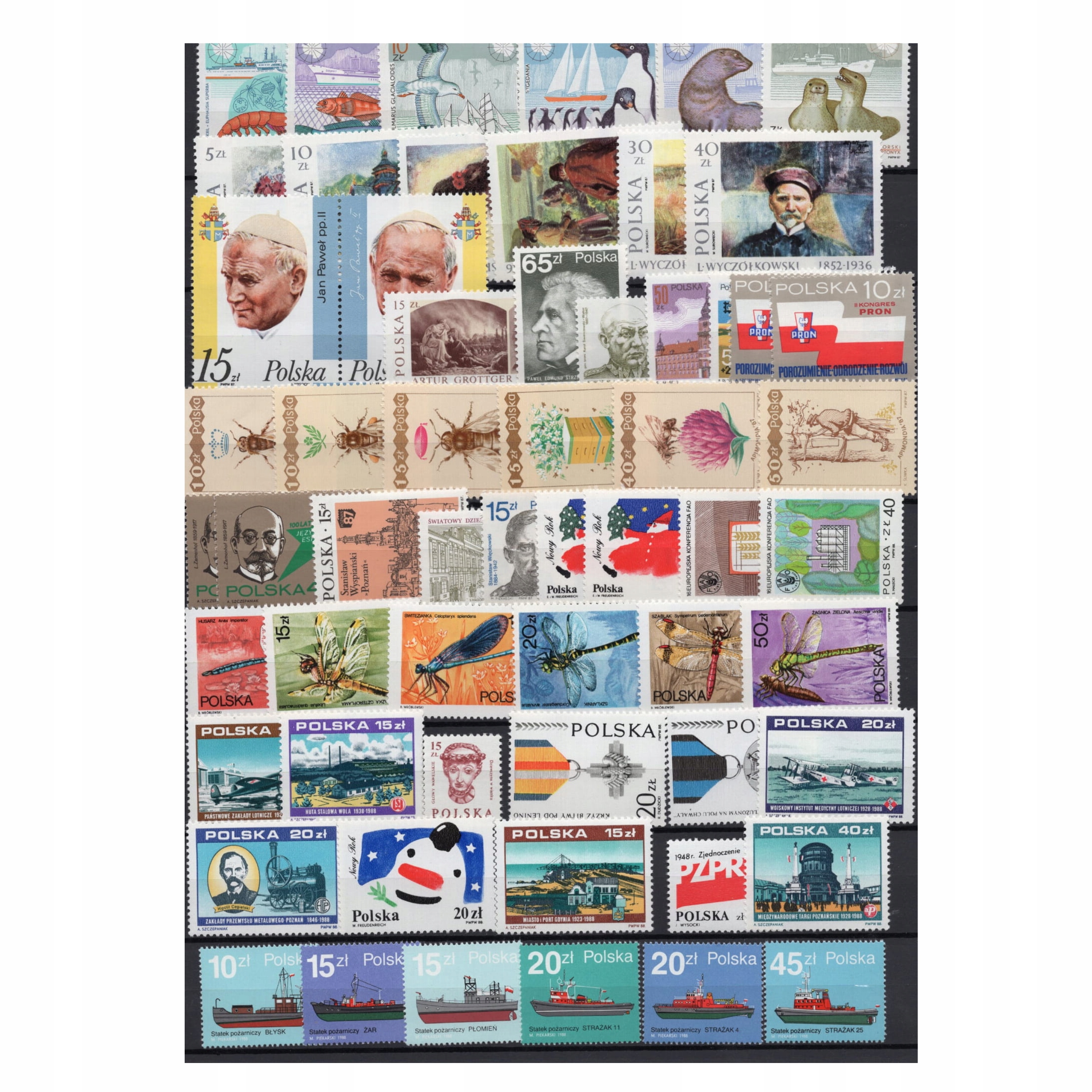 Pakiet znaczków polskich czyste [583]