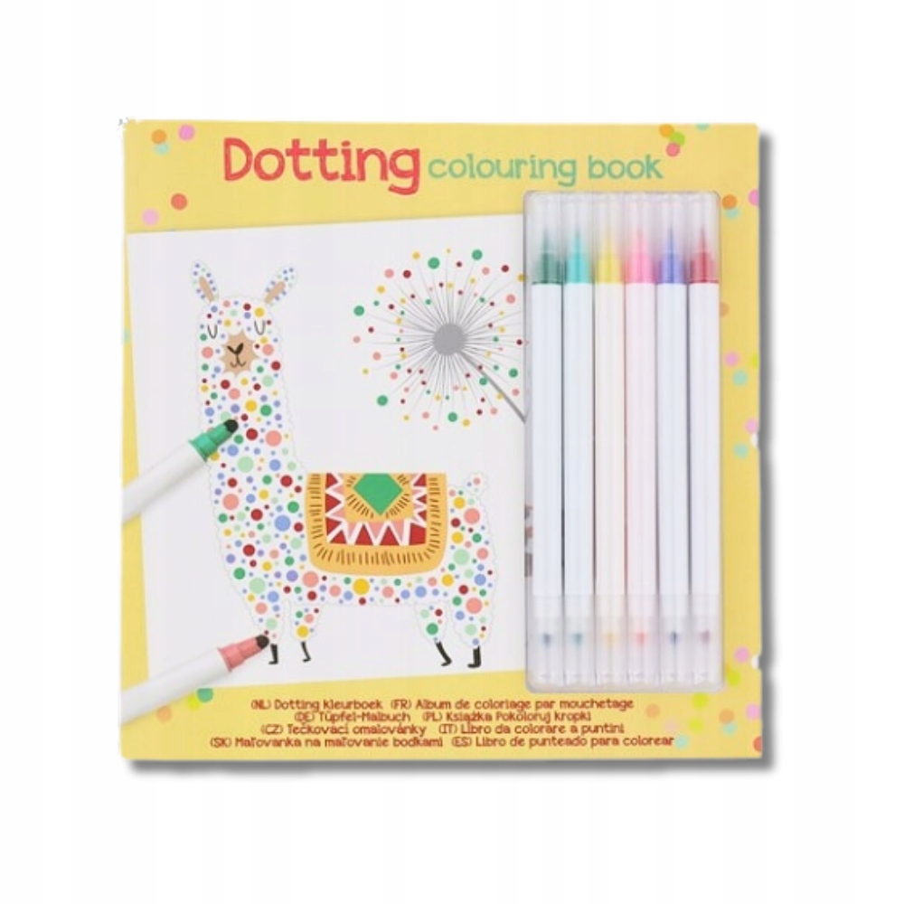 KOLOROWANKA Z PISAKAMI POKOLORUJ KROPKI ŻÓŁTA Kod producenta 8720574741339