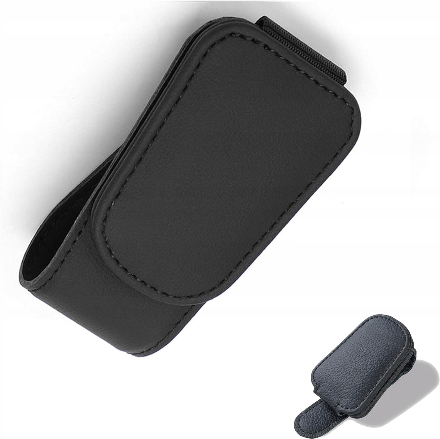 Etui Klips Do Samochodu Na Okulary Czarny