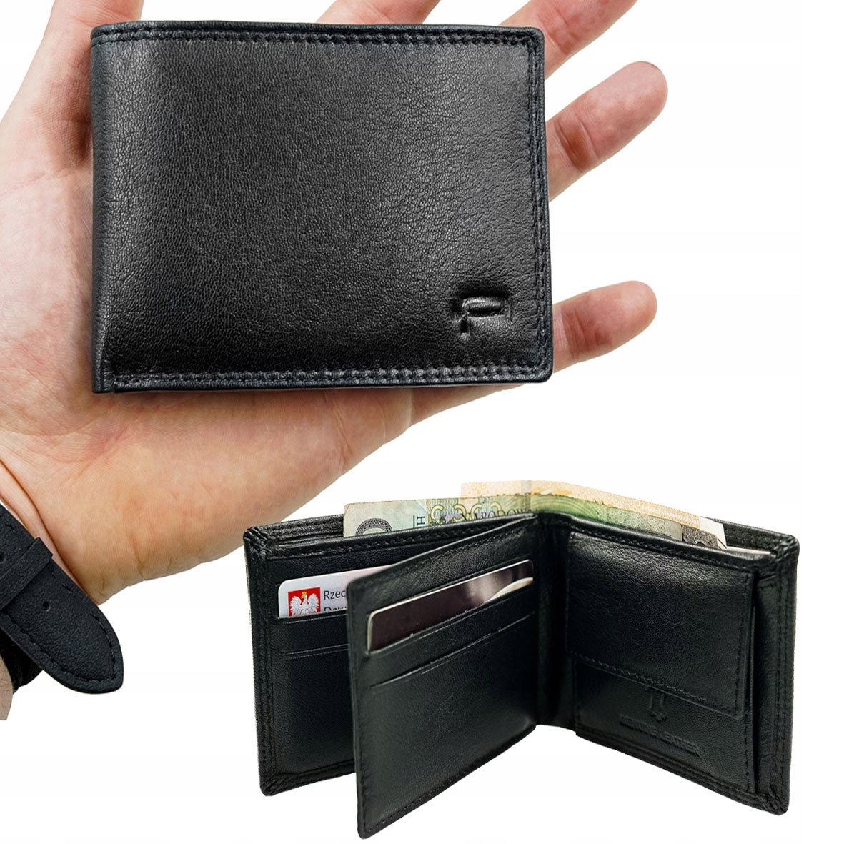 

Portfel Męski Skórzany Mały z Rfid City Style Mini