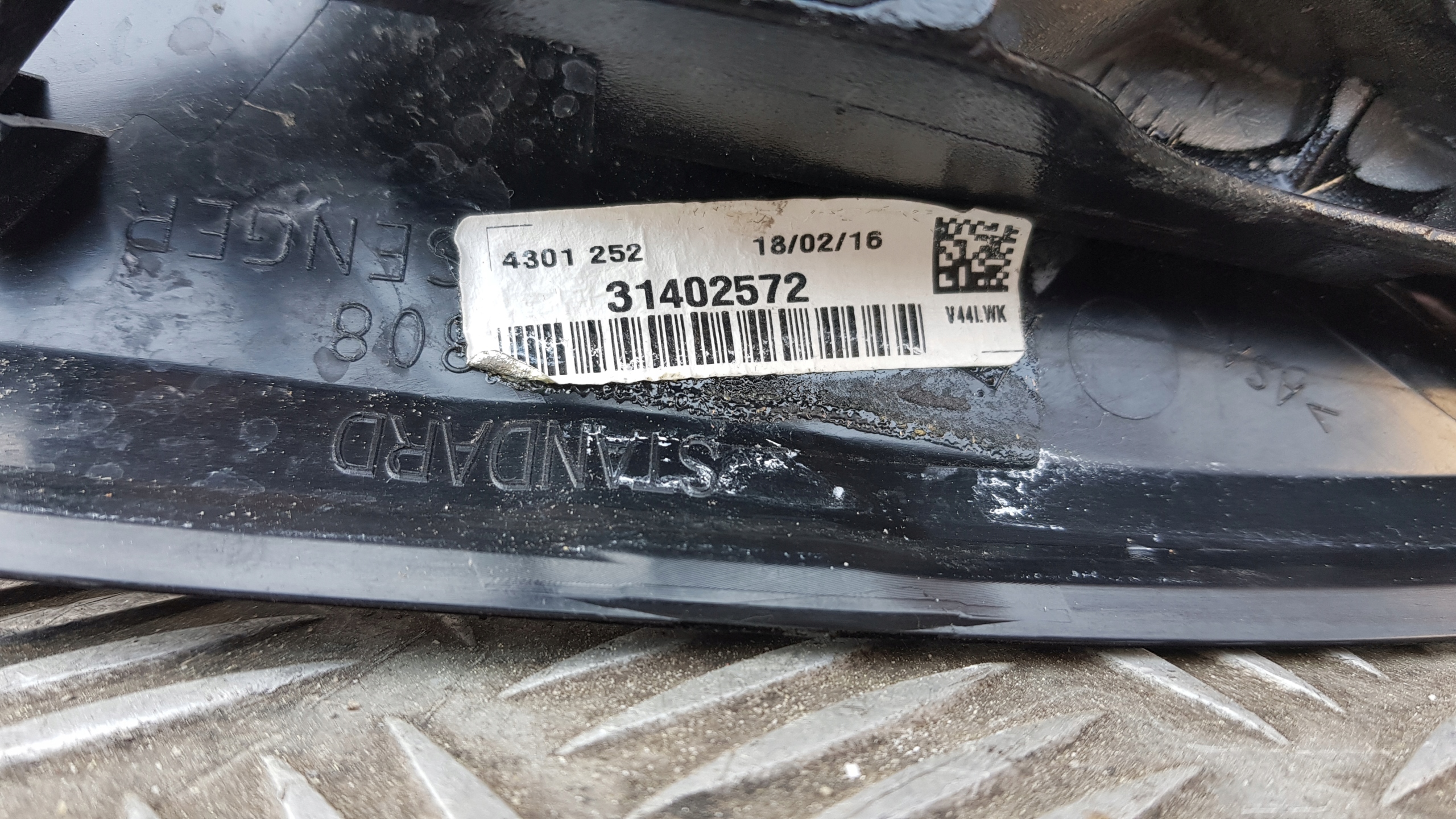 VOLVO V60 mirror right EUROPA 6 PIN