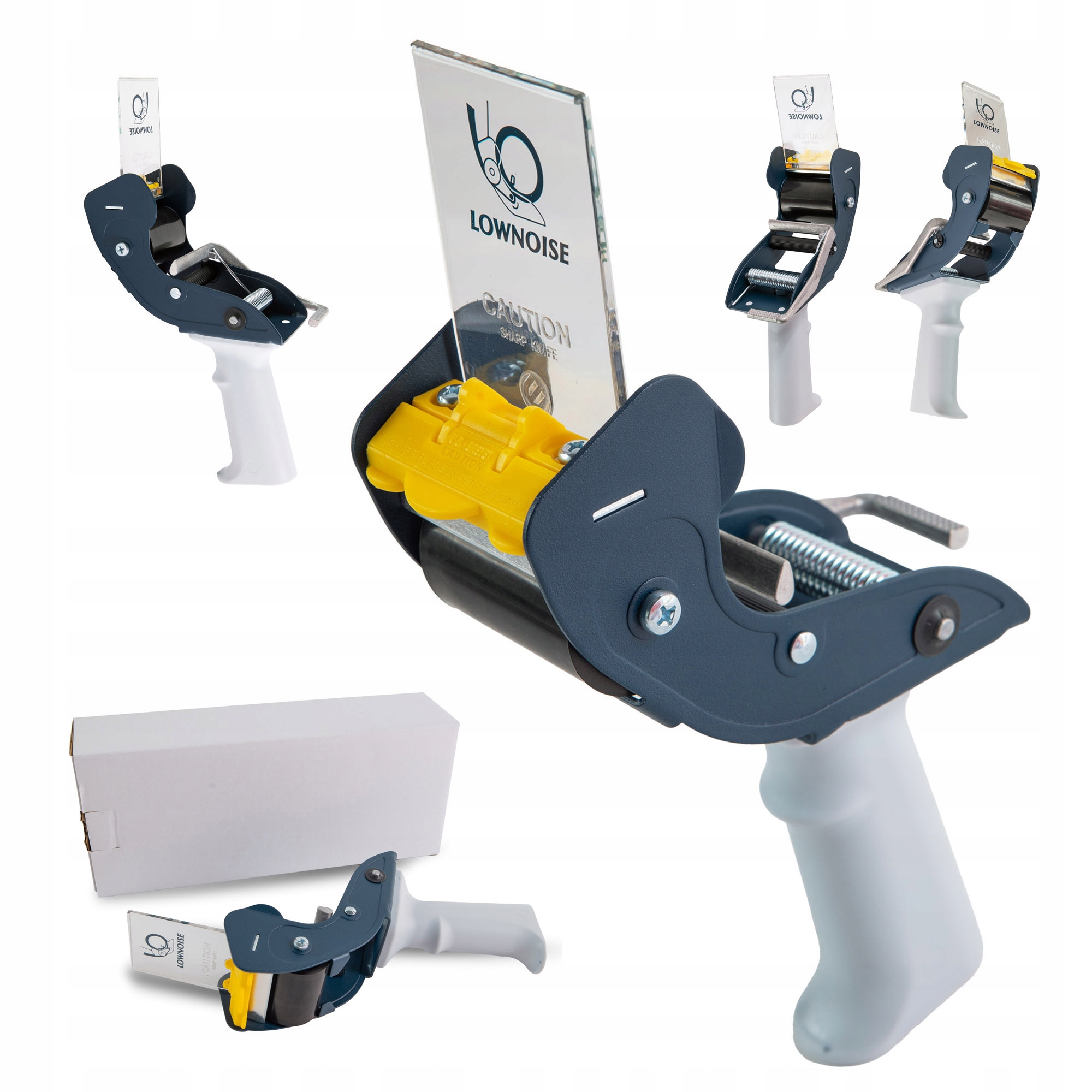 Dyspenser do taśmy Metalowy SZWED Zaklejarka 50mm APLIKATOR LOW NOISE