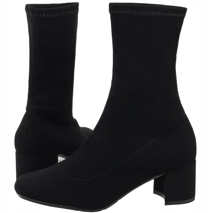 Boty Kotníkové Boty na podpatku Ryłko Černé A5VG6___ _UV9 Black
