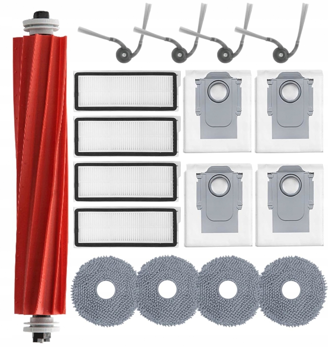 Zestaw szczotki filtry worki mopy do Roborock Qv 35A/QV 35S Qr 598 798
