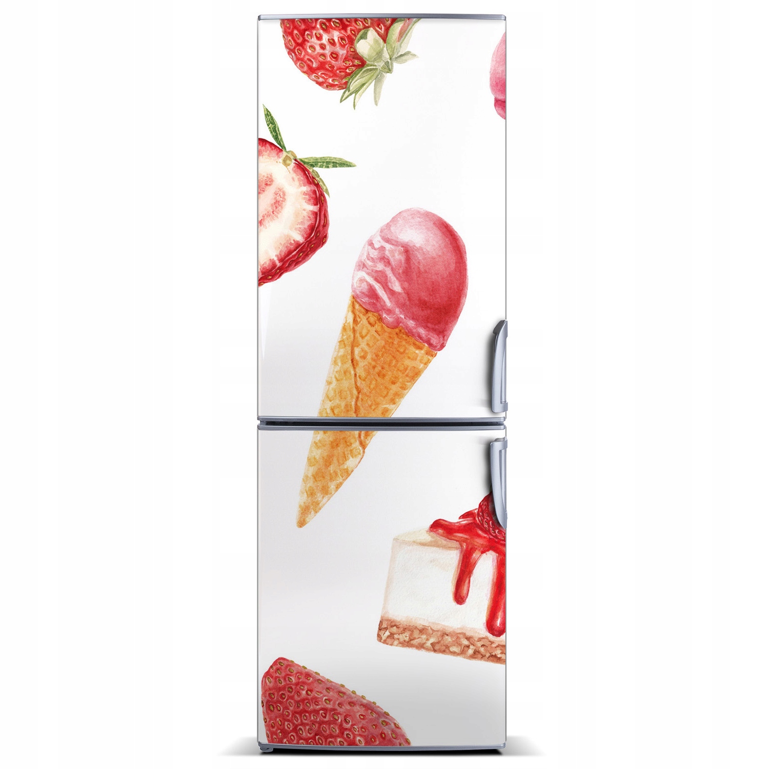 

Magnes na lodówkę Truskawkowy smak 60x180