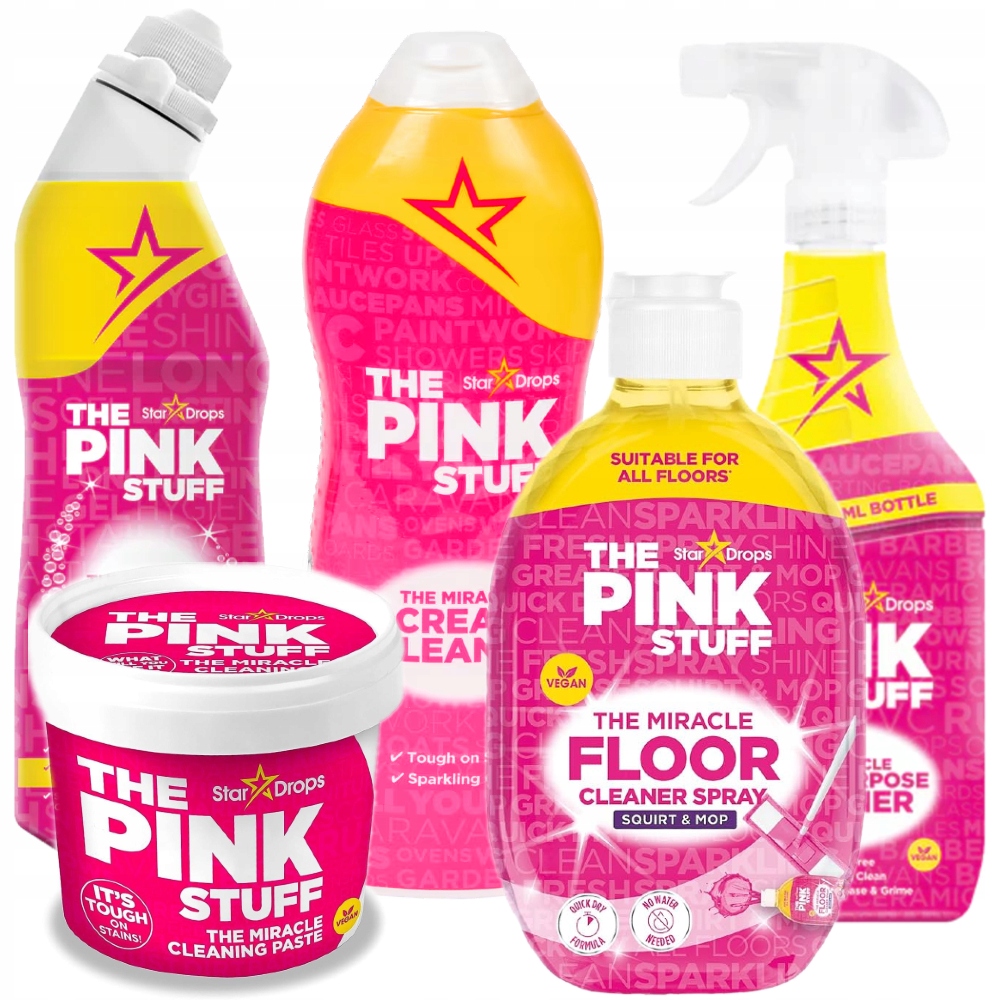 Levně Pink Stuff Úklidové Prostředky Bezpečné Pro Děti Zvířat XXL Sada