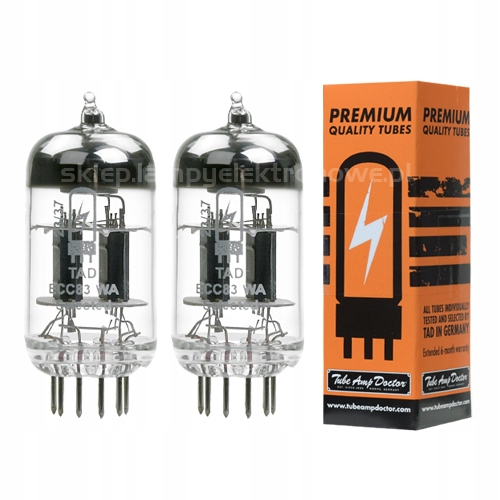 ECC83WA 12AX7, ECC803, 7025 Tad Premium Selection 2 ks vybraný pár
